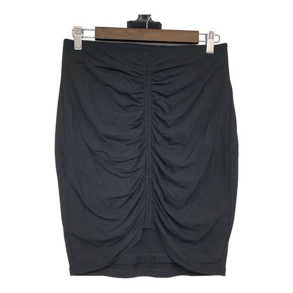 Guess Black Ruched Mini Skirt size M - Picture 2 of 15